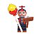 Boneco Bloco de Montar Five Nights FNAF Balloons Boy - Imagem 2