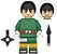 Boneco Bloco de Montar Rock Lee Naruto - Imagem 2