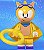Boneco Bloco de Montar Ray Turma do Sonic - Imagem 2