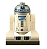 Boneco Bloco de Montar Star Wars R2-d2 R2 D2 Robo Serie Droide - Imagem 1