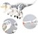 Bloco de Montar Dinossauro Rex Branco Jurassic World - Imagem 3