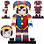 Boneco Bloco de Montar Circo digital Pomni - Imagem 2