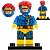 Boneco Bloco de Montar Cyclope X-Men - Imagem 1