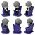 Boneco Minifigura Persona 4 Goldem Yu Narukami - Imagem 4