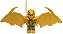 Boneco Bloco de Montar Ninjago Dragão Dourado Lloyd - Imagem 2