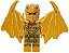 Boneco Bloco de Montar Ninjago Dragão Dourado Lloyd - Imagem 1