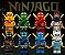 Boneco Bloco de Montar Ninjago Dragons – Kit 8 Personagens - Imagem 2
