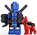 Boneco Bloco de Montar Deadpool Blue - Imagem 2