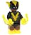 Boneco Bloco de Montar Vulcão Negro DC – Black Vulcan - Imagem 1
