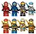Boneco Bloco de Montar Ninjago Golden Ultra Dragon – Kit 8 Personagens - Imagem 2