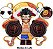 Boneco Bloco de Montar Monkey D. Luffy Gear 4 One Piece - Imagem 1
