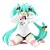 Boneco Hatsune Miku Cat - Imagem 1