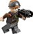 Boneco Bloco de Montar Star Wars Soldado Calfort Aliança Rebelde - Imagem 2