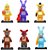 Boneco Bloco de Montar Five Nights at Freddy’s – FNAF Kit 6 Personagens - Imagem 1