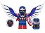 Boneco Bloco de Montar Capitão America (Sam Wilson) - Imagem 2