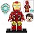Boneco Bloco de Montar Homem de Ferro – Iron Man - Imagem 2
