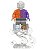 Boneco Bloco Montar Rex Mason Metamorpho DC - Imagem 1