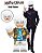 Boneco Bloco de Montar Gojo Satoru Jujutsu Kaisen - Imagem 1