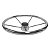 Volante Náutico Aço Inox Barcos Lanchas Fishing 15-1/2 Pol - Imagem 2