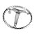 Volante Náutico Aço Inoxidável Fishing com Knob 13-1/2Pol - Imagem 3