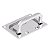 Puxador Sorriso em Aço Inox Para Barcos e Lanchas 76 X 57 MM - Imagem 2