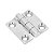 Dobradiça De 4 Furos em Aço Inox 316 38 X 38 X 3 mm - Imagem 1