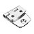 Dobradiça De 5 Furos em Aço Inox 316 57 X 38 X 3 mm - Imagem 2