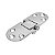 Dobradiça De 6 Furos em Aço Inox 316 80 X 30 X 2 mm - Imagem 1