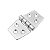 Dobradiça De 6 Furos em Aço Inox 316 63 X 37 X 2 mm - Imagem 1