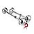 Buzina Náutica Elétrica 2 Cornetas 12V Aço Inox 465/410 mm X 101 mm - Imagem 2
