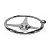 Volante Náutico Aço Inox Com Knob 13-1/2 Pol - Imagem 1
