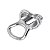 Trava corrente 6 e 8 mm aço inox 316 121 x 66 mm - Imagem 3