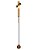 Arandela Decorativa Moderna Rotativa LED – Dourada - Imagem 3