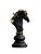 Escultura Decorativa em Resina Cavalo Xadrez - Imagem 2