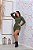 Vestido Midi Fenda Manga Longa - Imagem 3