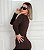Vestido Midi Fenda Manga Longa - Imagem 7