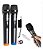 Kit 2 Microfones Sem Fio Cor Preto Profissional Recarregável Dinâmico Bluetooth Karaoke Igreja Show Palestra UHF (Com Receptor) - Imagem 2