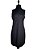 Vestido Helmut Lang Midi Couro Azul Marinho Tam G - Imagem 1