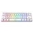 Teclado Gamer Gamdias Hermes E3 White SWITCH BLUE - Imagem 3