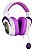 HEADSET GAMER ZEUS X BRANCO COM ROXO RGB - Imagem 3