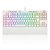 TECLADO OPTICO  RGB REDRAGON BROADSWORD PRO BRANCO RED - Imagem 1