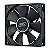 FAN XFAN120 120 x120x25mm 1300 RPM SEM PWM BLACK - Imagem 1