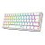 Teclado Mecânico Gamer Compacto Redragon Fizz Lunar WhiteRGB - Imagem 4