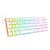 TECLADO GAMER ASHE PRO RGB BRANCO SWITCH MARROM - Imagem 2