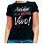 Camiseta Baby Look Evangélica Feminina Cristã Ele Está Vivo - Imagem 1