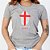 Baby Look Cristã Gospel Evangélica Cristo Sabe Promoção - Imagem 2