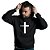 Blusa Moletom Gospel Criativo Foi Por Amor - Imagem 2