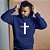 Blusa Moletom Gospel Criativo Foi Por Amor - Imagem 4