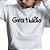 Blusa Moletom Gospel Criativo Gratidão - Imagem 1