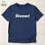 Camiseta Cristã Evangélica Blessed - Imagem 1